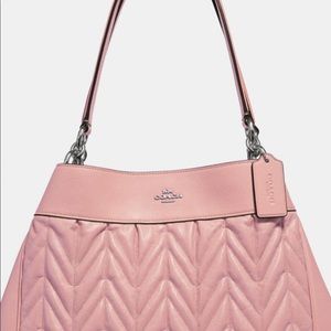 Coach Bags - Lexy Shoulder Bag With Quilting in Pink Coach Bags - Lexy Shoulder Bag With Quilting in Pink
